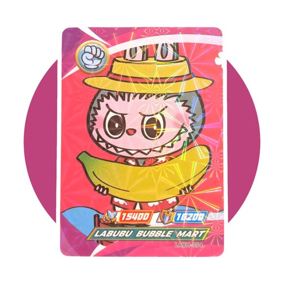 Labubu Game Collection Trading Card (KK54): Elf Monster Troll Banana, LABU-054 - Picture 1 of 2